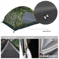 Ashata Outdoor Camouflage UV Protection Waterproof 2 PersonsTent for Camping Hiking, 2 Persons Tent, Camouflage Tent